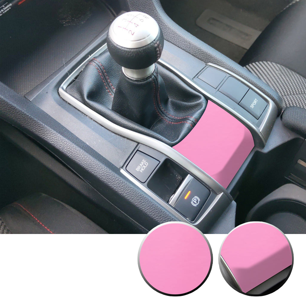 Manual Transmission Lower Panel Vinyl Decal Accent Overlay Compatible with Honda Civic 2016-2020