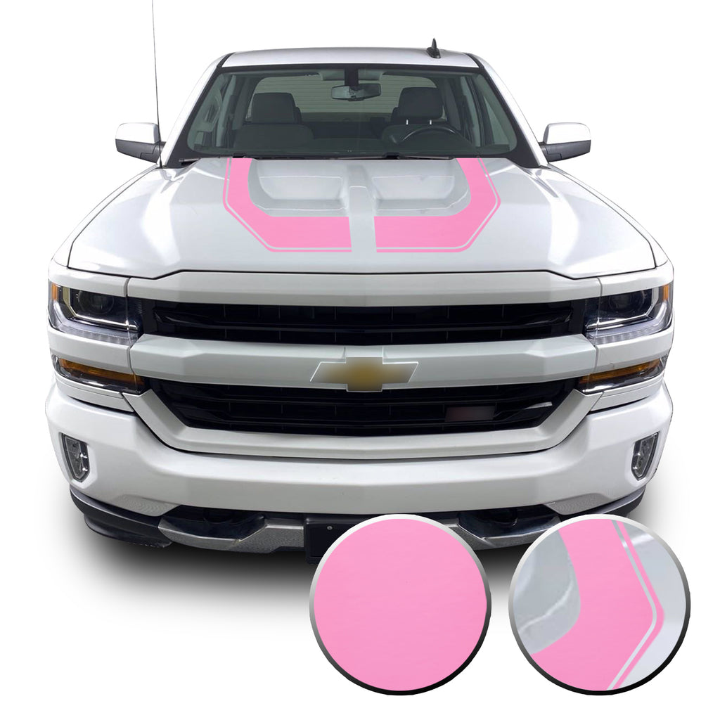 Rally Edition Style Hood Decal for 2016-2018 Z71 Chevrolet Silverado 1500