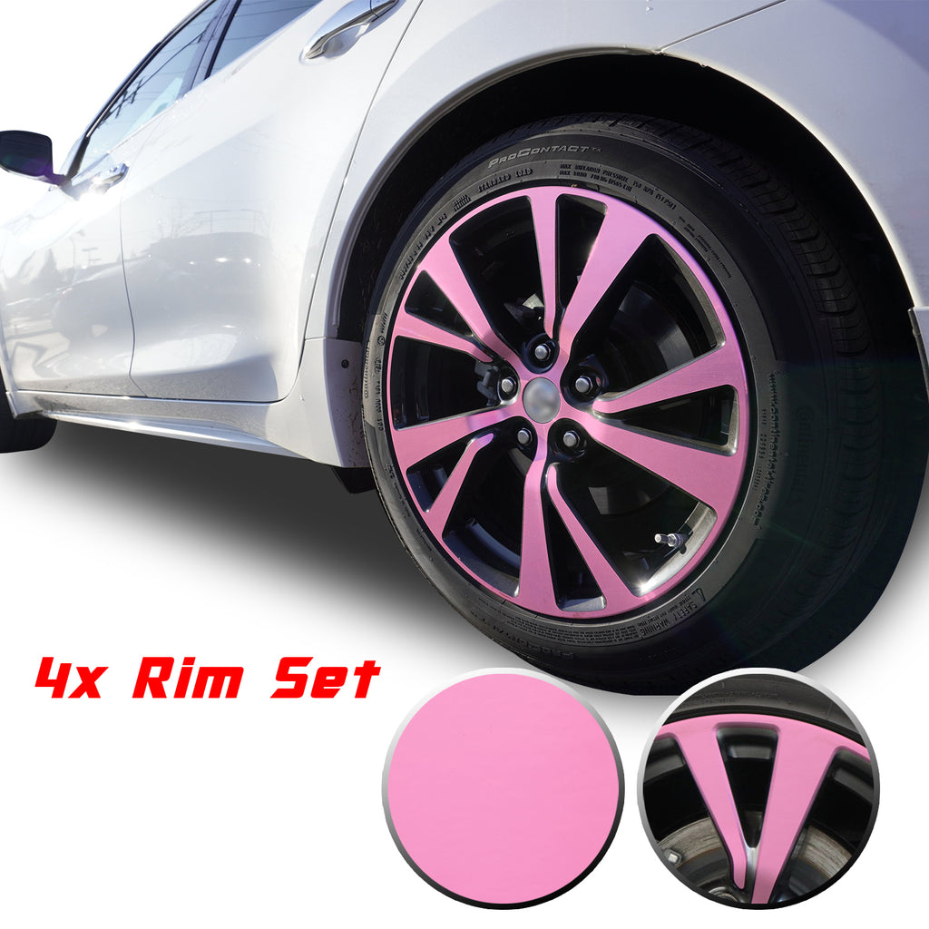 18" Wheel Rim Chrome Delete Vinyl Wrap Overlay Kit Compatible with and Fits Maxima 2016 - 2020