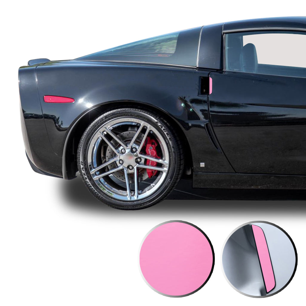 Door Handle Overlay Trim Wrap Vinyl Decal Compatible with and Fits Corvette 2005-2013