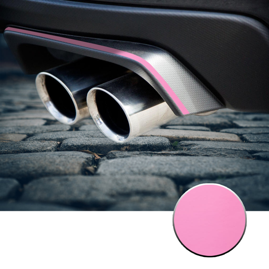 Exhaust Stripe Overlay Trim Decal Compatible With and Fits 2015-2020 Subaru WRX STi