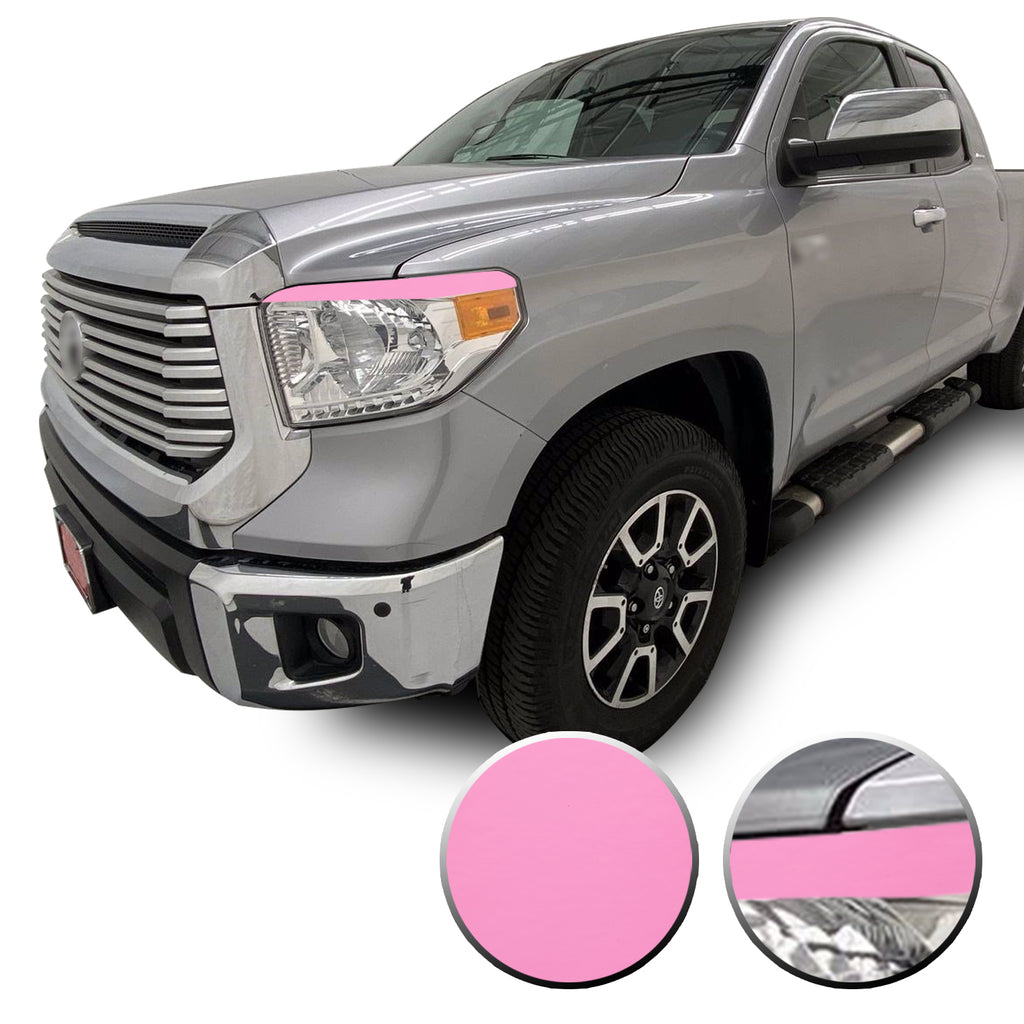 Headlight Eyelid Eyebrow Graphic Vinyl Decal Compatible with Toyota Tundra 2014-2017