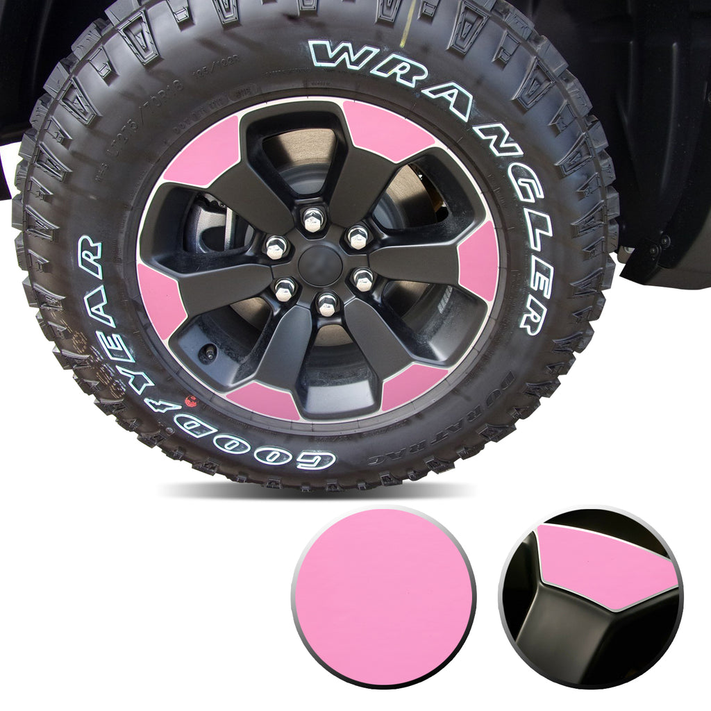 18" Wheel Precut Vinyl Wrap Graphic Decal Overlay Kit Compatible with and Fits Ram 1500 Rebel 2019-2020