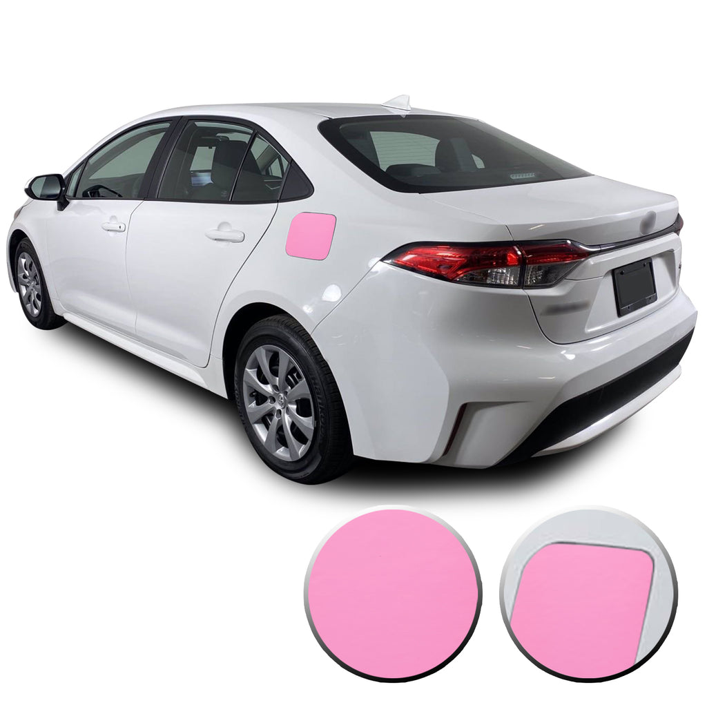 Fuel Tank Cap Gas Box Overlay Decal Precut Trim Compatible with and Fits Corolla Toyota 2020