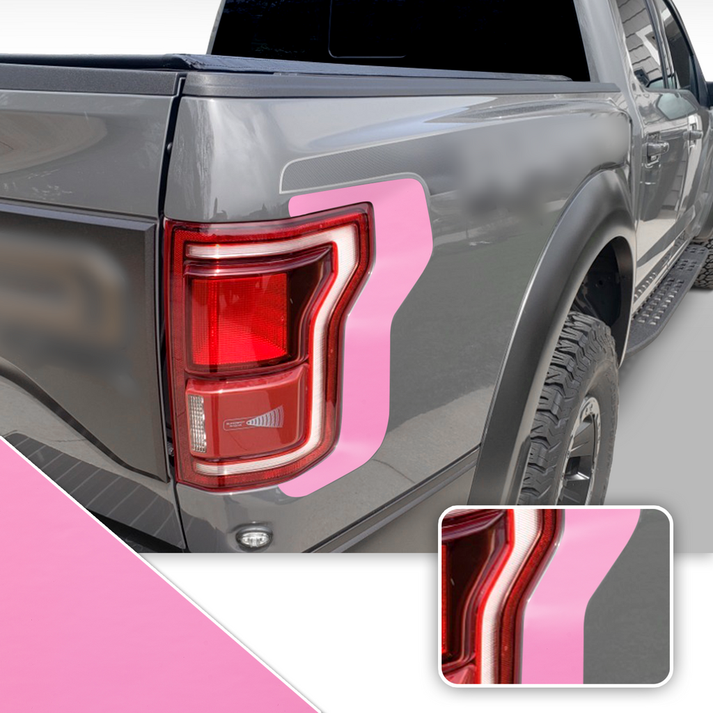 Taillight Accent Decal Overlay Trim Compatible with and Fits Raptor F-150 2018+