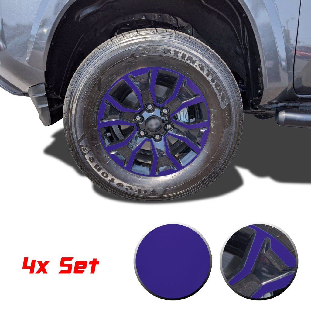 17" Wheel Rim Vinyl Overlay Decals Wrap Trim Compatible with and Fits Tacoma TRD Sport 2020 2021