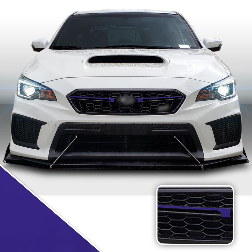 Fab JDM Pinstripe Grille Trim Decal Compatible With and Fits 2018-2020 Subaru WRX STi