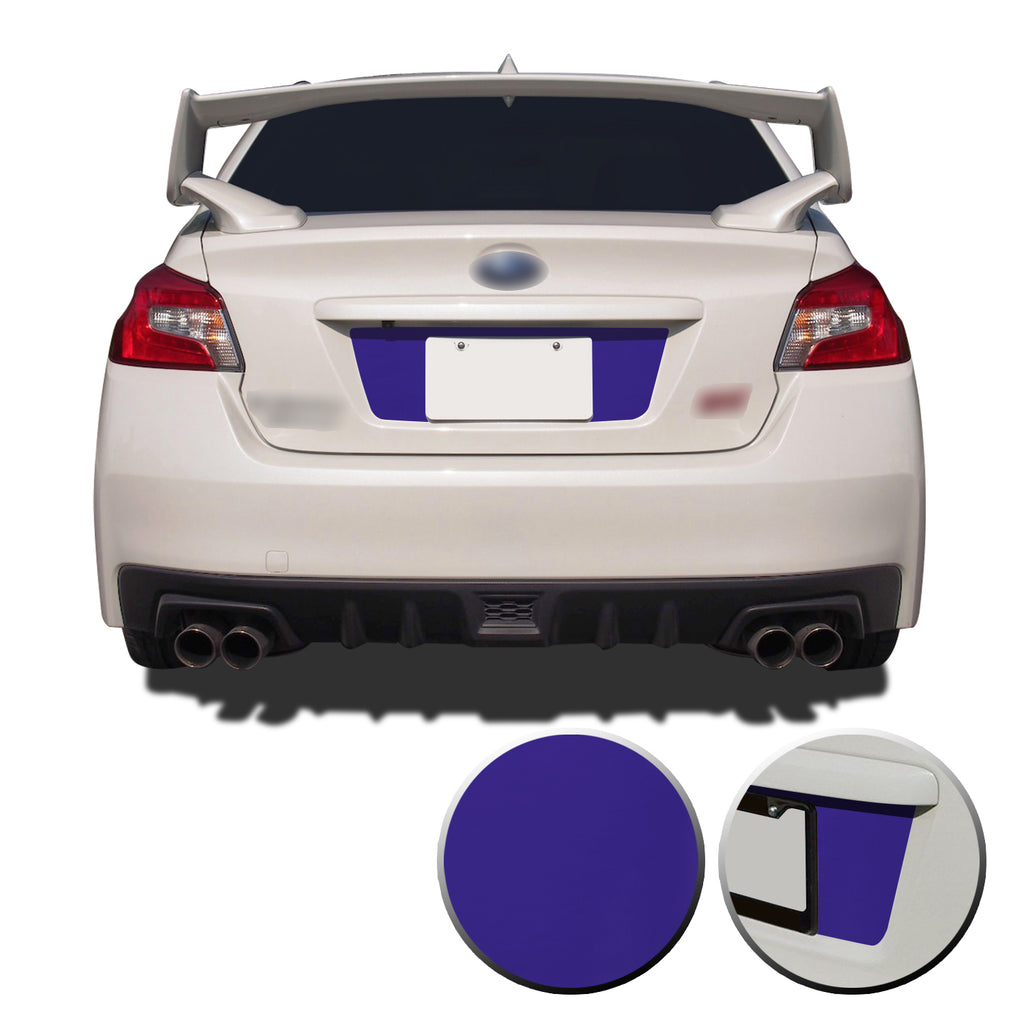 Trunk Rear License Trim Decal Overlay Compatible with and Fits Subaru WRX STi 2015-2020