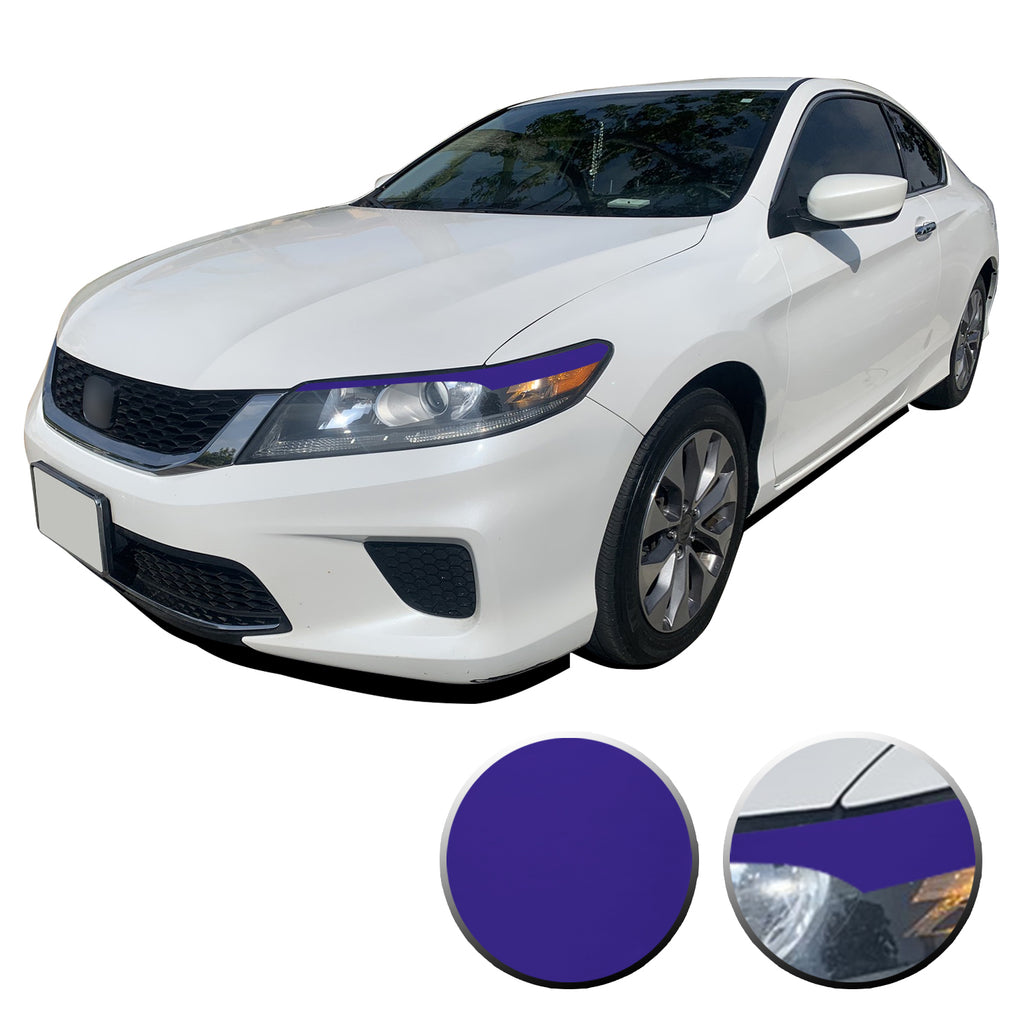 Headlight Eyelid Eyebrow Vinyl Decal Compatible with Honda Accord 2013-2015