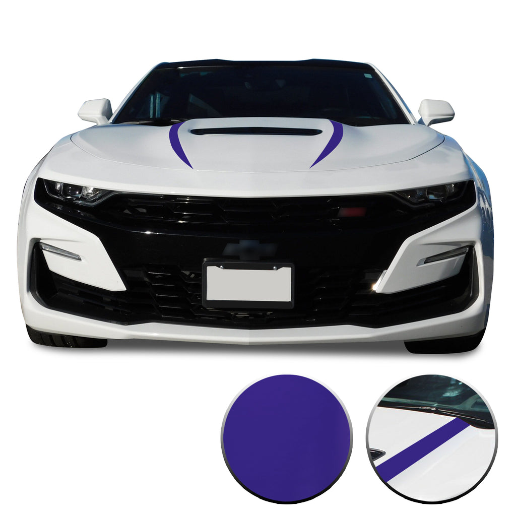 Front Hood Spear Vinyl Wrap Decal Cover Protector Compatible with and fits Camaro 2019-2020
