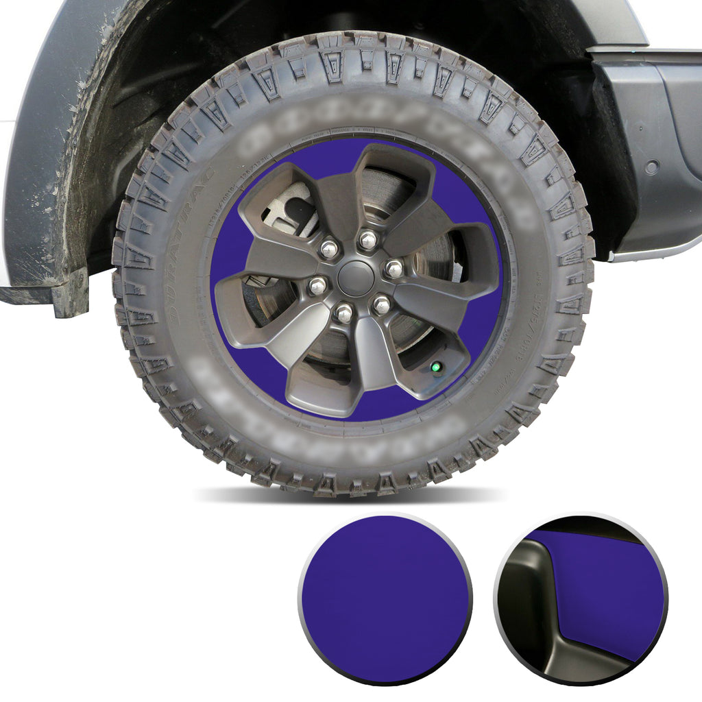 Full Wheel Overlay Rim Accent Vinyl Decal Wrap Compatible with Ram Rebel 2018+