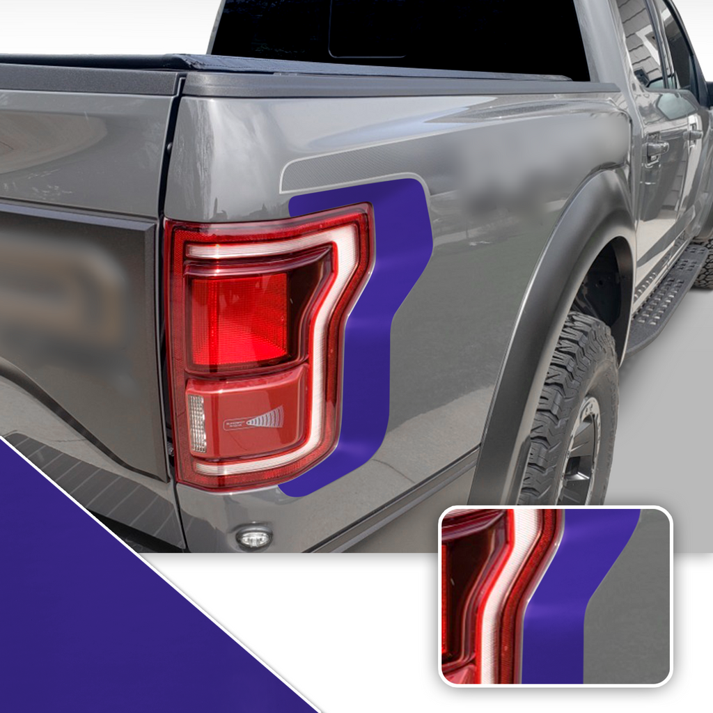 Taillight Accent Decal Overlay Trim Compatible with and Fits Raptor F-150 2018+