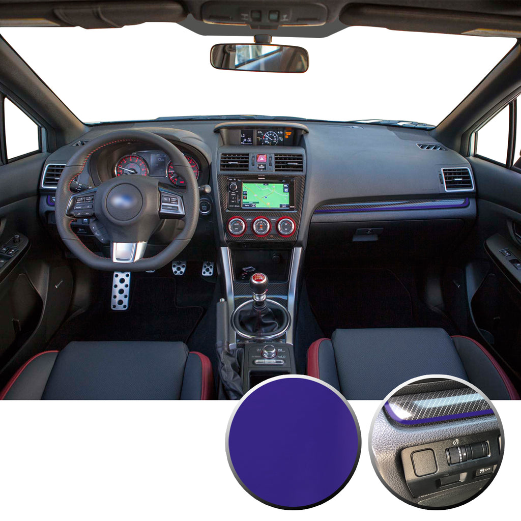 Interior Dash Pinstripe Vinyl Trim Decal Compatible with and Fits WRX STi Subaru 2015-2020