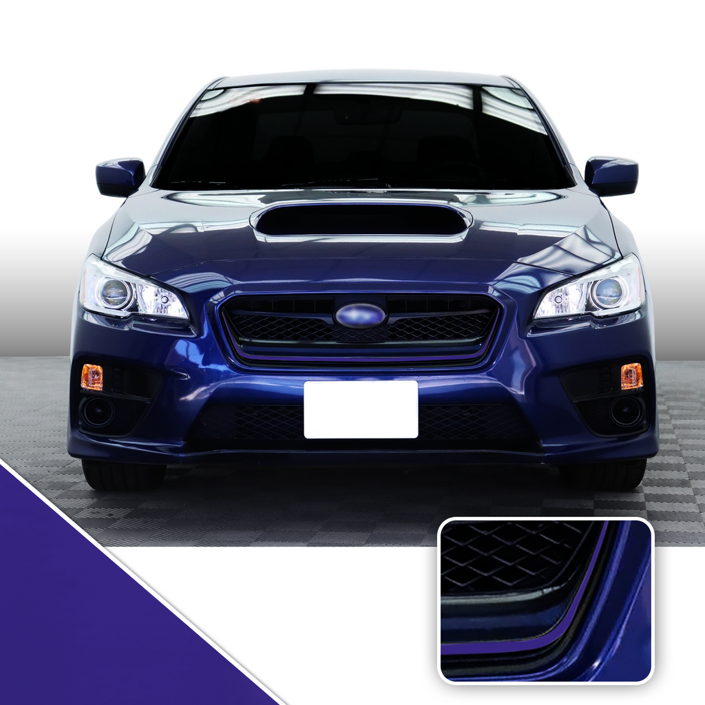 Front Grille Pinstripe Vinyl Decal Overlay Wrap Trim Compatible with and Fits WRX STi 2015-2017