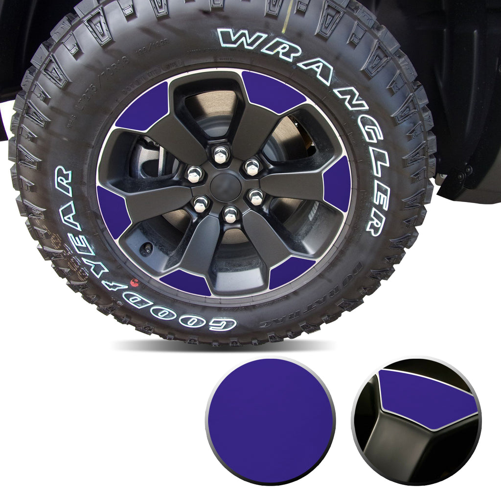 18" Wheel Precut Vinyl Wrap Graphic Decal Overlay Kit Compatible with and Fits Ram 1500 Rebel 2019-2020