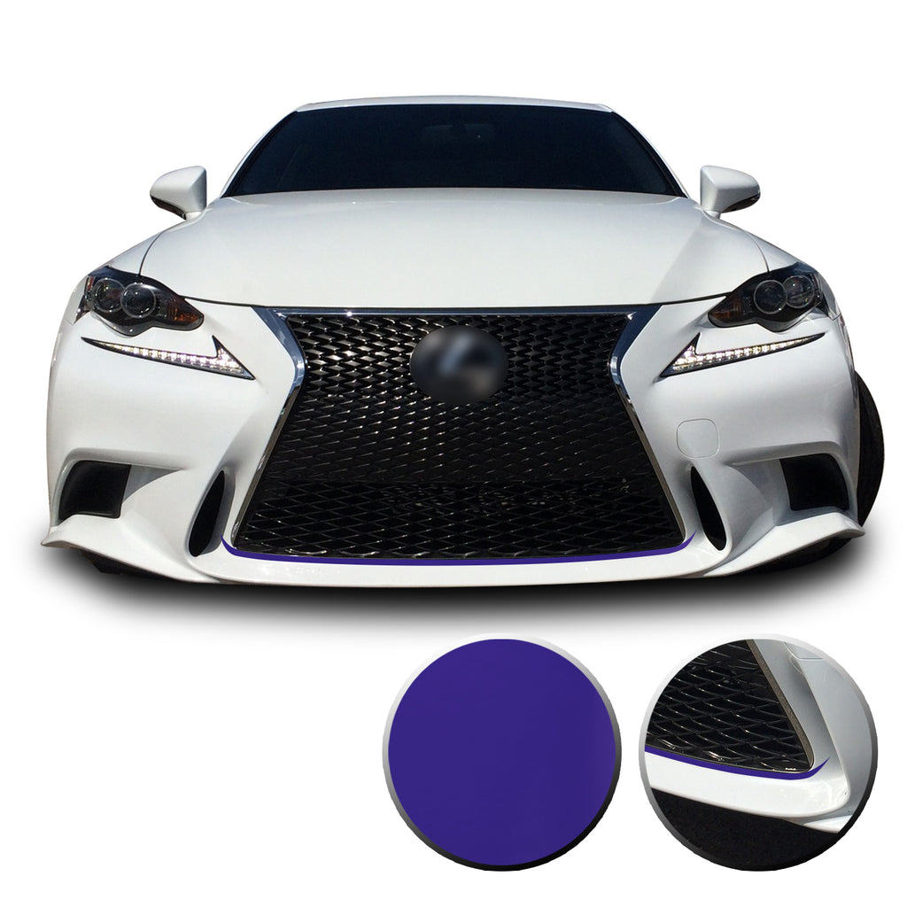 Front Grille Pinstripe Accent Vinyl Decal Overlay Wrap Compatible with Lexus IS200t IS250 IS300 IS F Sport 2014-2016