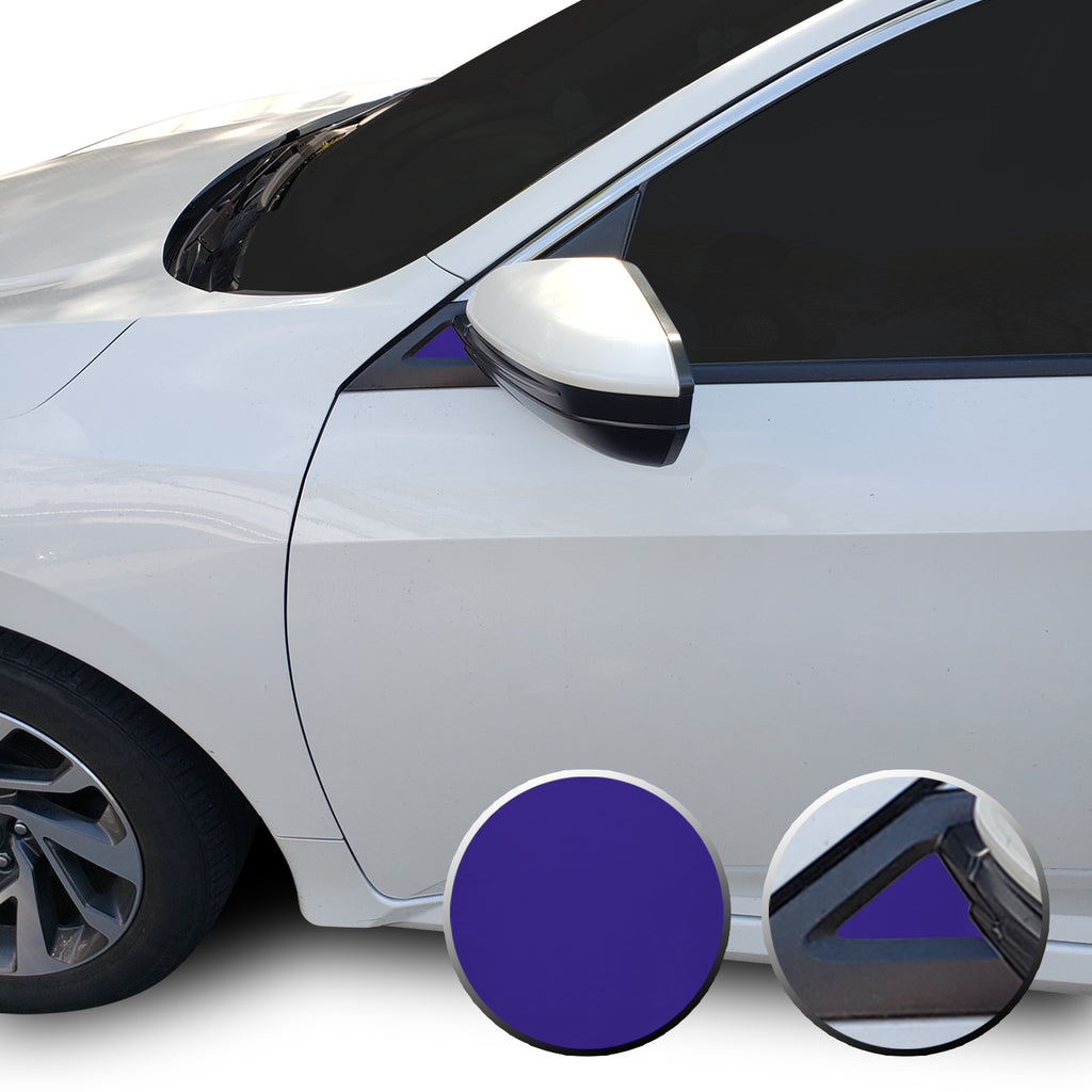 Side Mirror Accent Vinyl Decal Overlay Wrap Compatible with Honda Civic 2016-2020