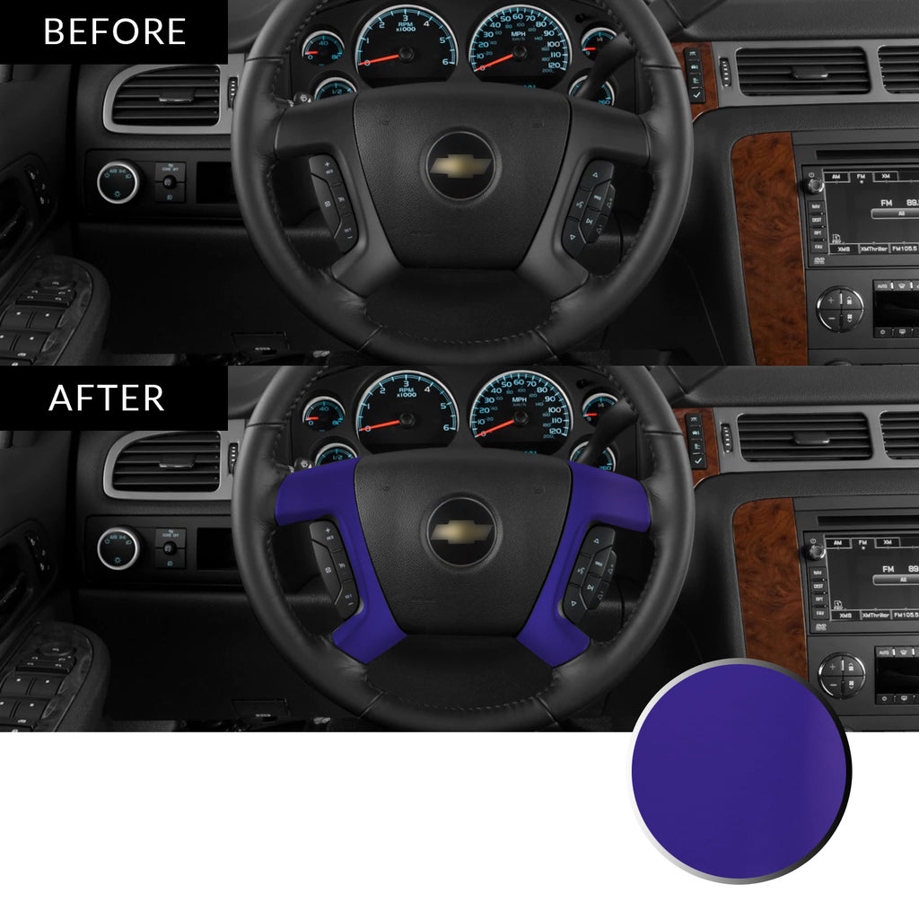 Steering Wheel Spoke Decal Overlay Trim Compatible with and Fits Chevrolet, GMC, Cadillac
