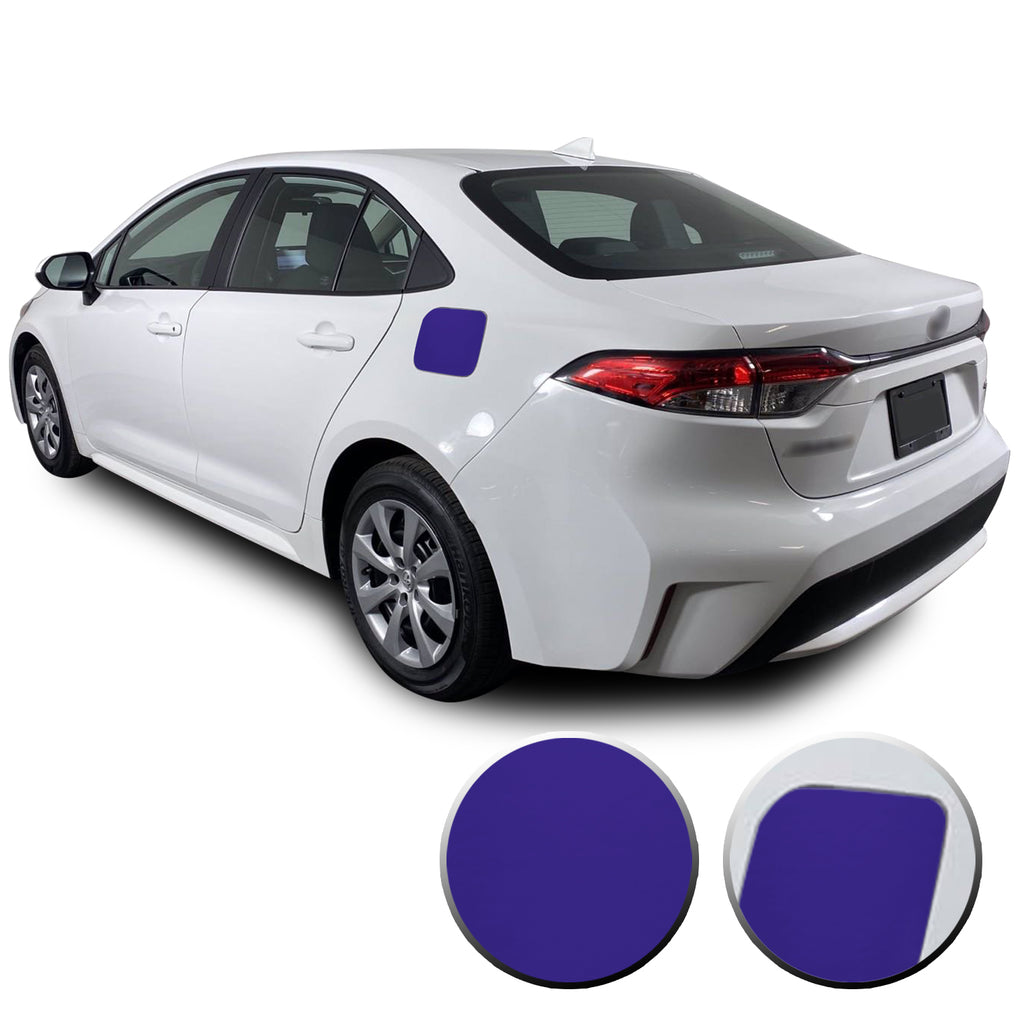 Fuel Tank Cap Gas Box Overlay Decal Precut Trim Compatible with and Fits Corolla Toyota 2020