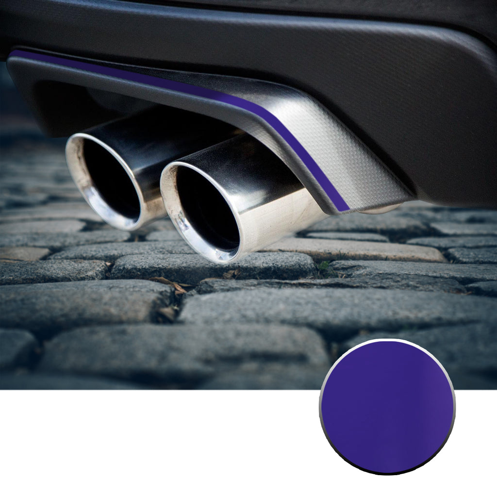 Exhaust Stripe Overlay Trim Decal Compatible With and Fits 2015-2020 Subaru WRX STi