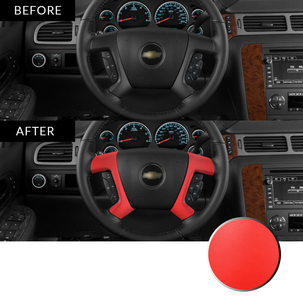 Steering Wheel Spoke Decal Overlay Trim Compatible with and Fits Chevrolet, GMC, Cadillac
