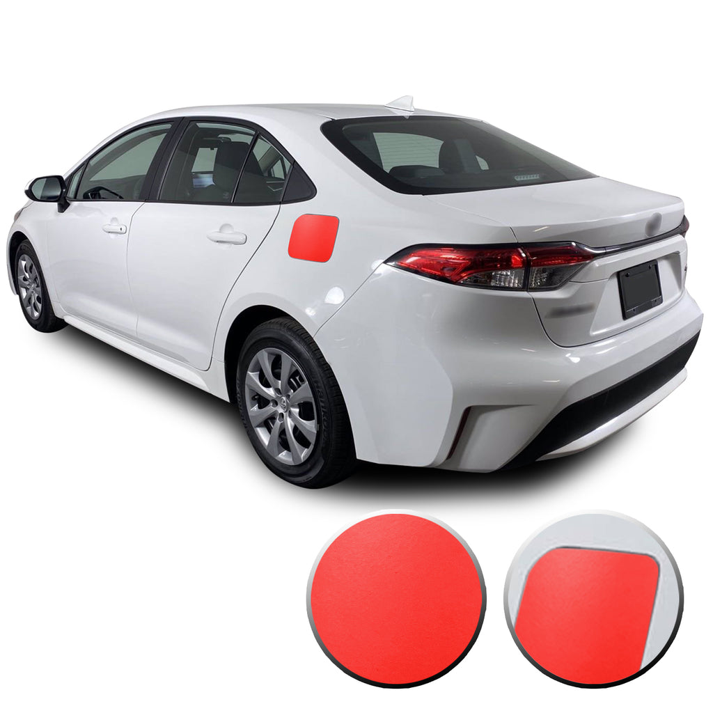 Fuel Tank Cap Gas Box Overlay Decal Precut Trim Compatible with and Fits Corolla Toyota 2020