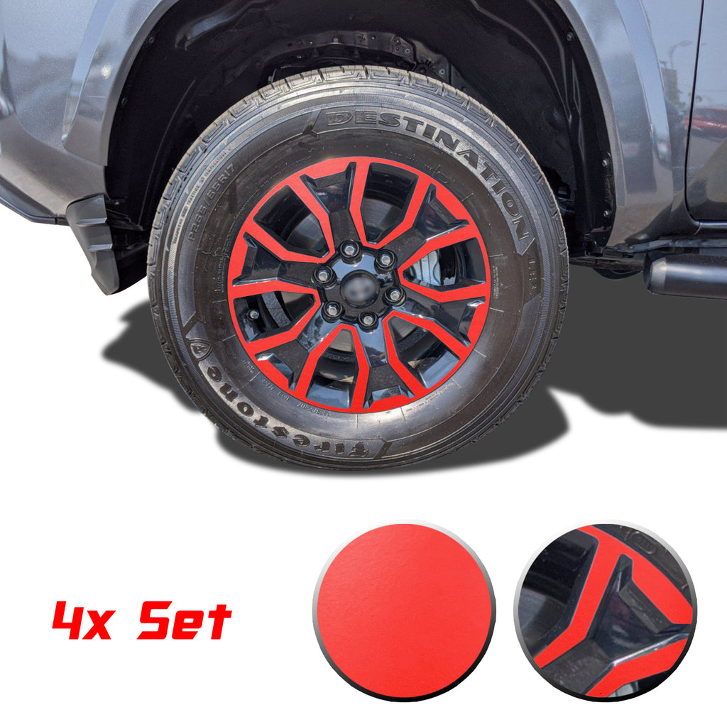 17" Wheel Rim Vinyl Overlay Decals Wrap Trim Compatible with and Fits Tacoma TRD Sport 2020 2021