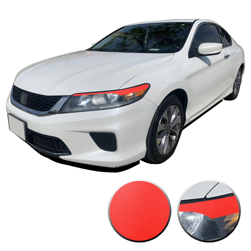 Headlight Eyelid Eyebrow Vinyl Decal Compatible with Honda Accord 2013-2015
