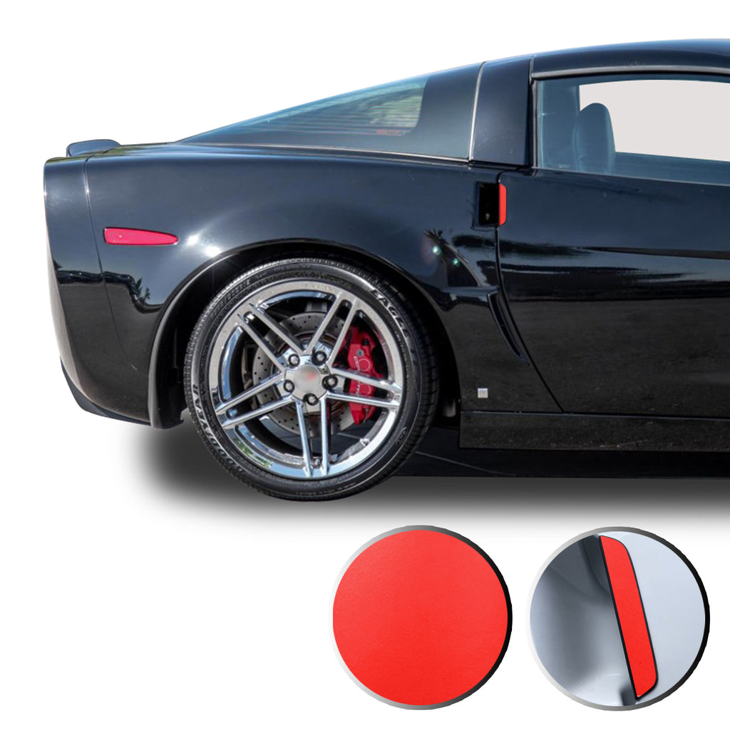 Door Handle Overlay Trim Wrap Vinyl Decal Compatible with and Fits Corvette 2005-2013