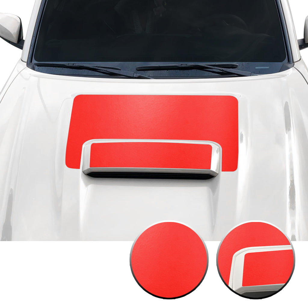 Hood Scoop Vinyl Overlay Decal Wrap Trim Compatible with and Fits Tacoma TRD Sport 2016-2020