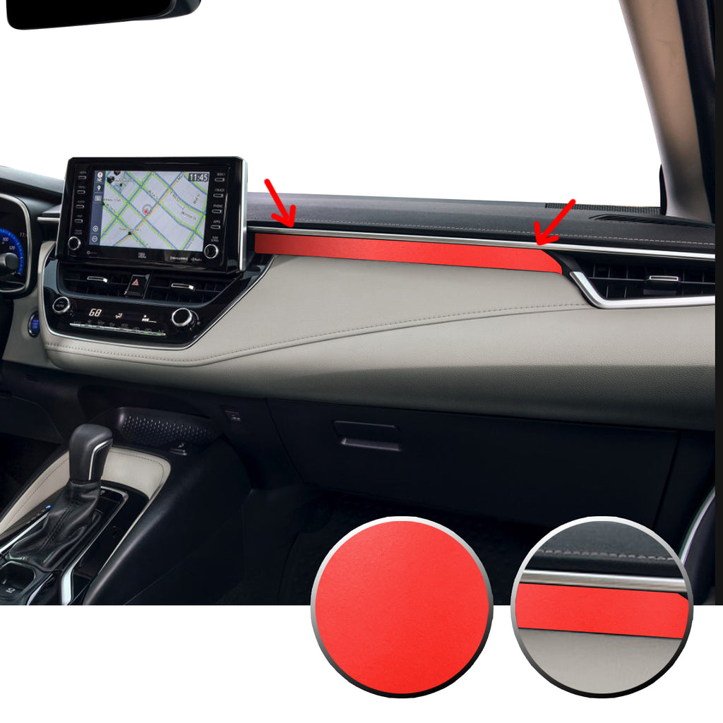 Interior Dashboard Accent Vinyl Decal Compatible with Toyota Corolla 2020 2021