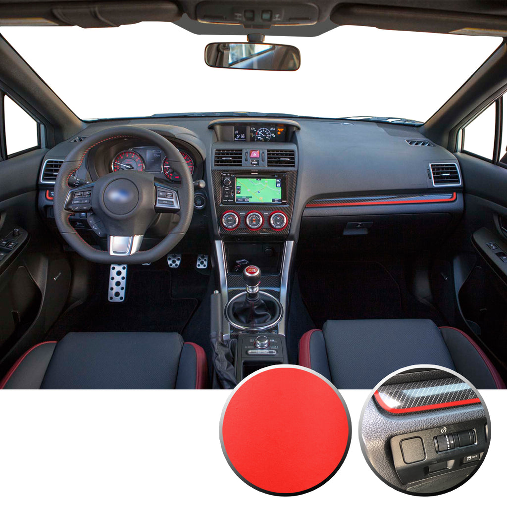 Interior Dash Pinstripe Vinyl Trim Decal Compatible with and Fits WRX STi Subaru 2015-2020