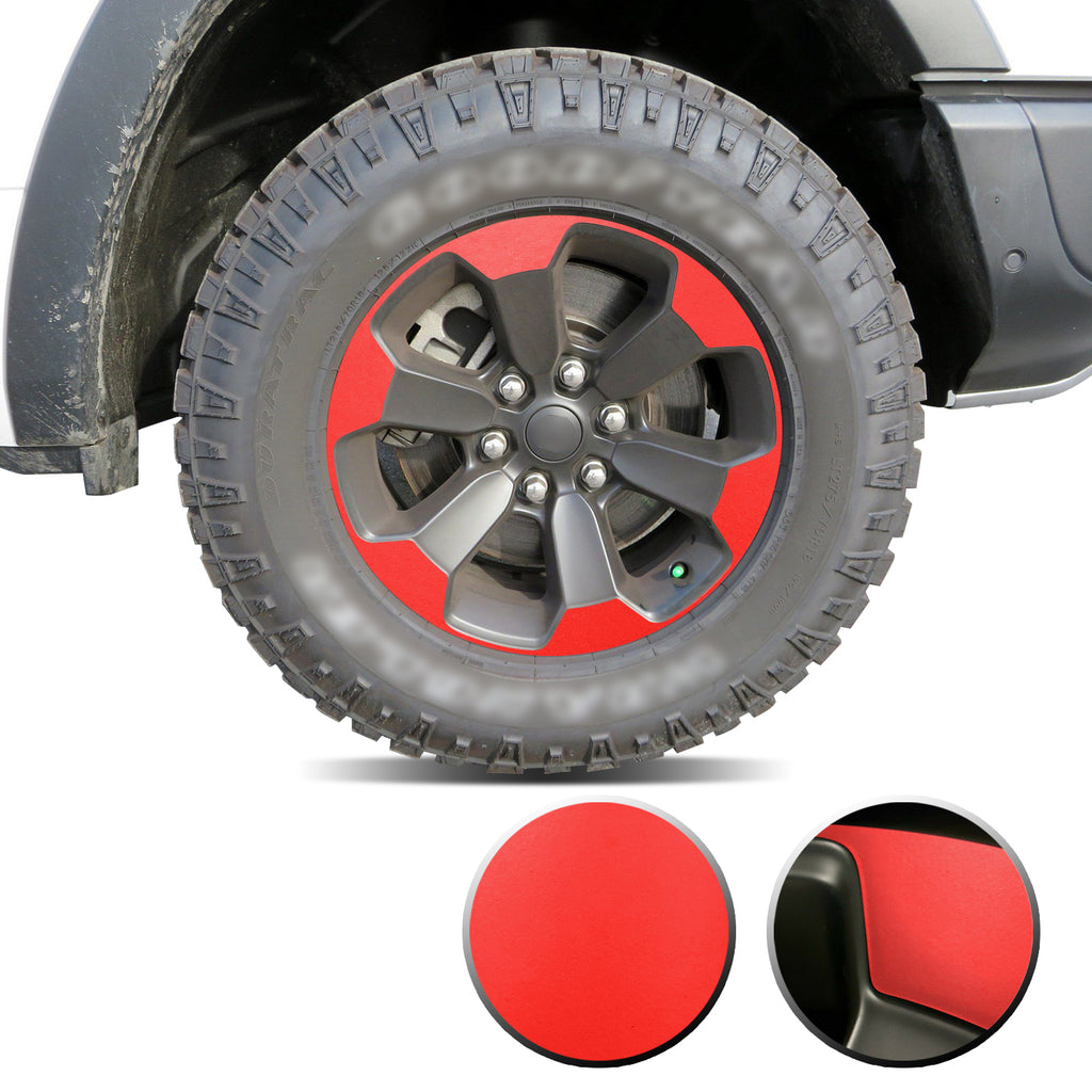 Full Wheel Overlay Rim Accent Vinyl Decal Wrap Compatible with Ram Rebel 2018+