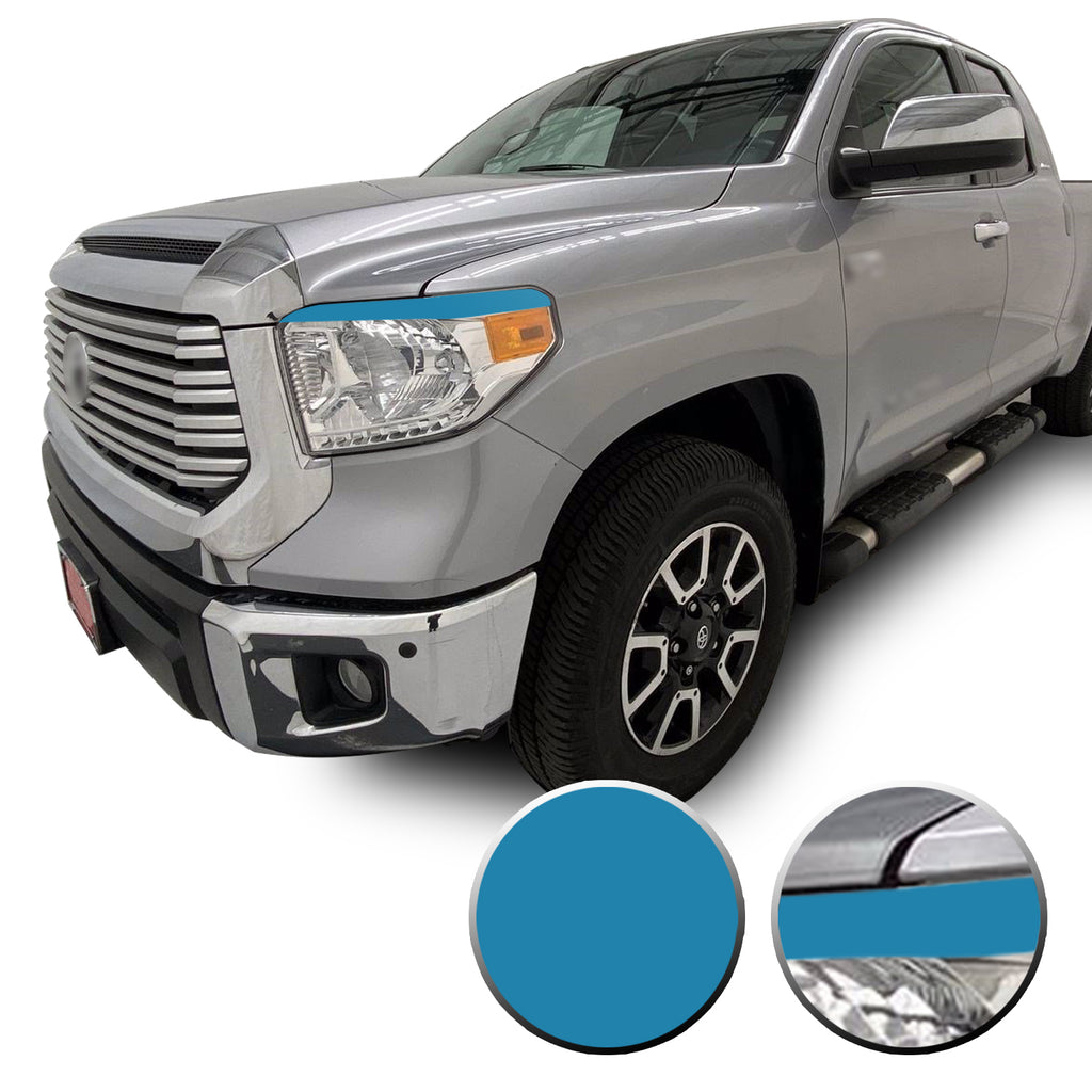 Headlight Eyelid Eyebrow Graphic Vinyl Decal Compatible with Toyota Tundra 2014-2017