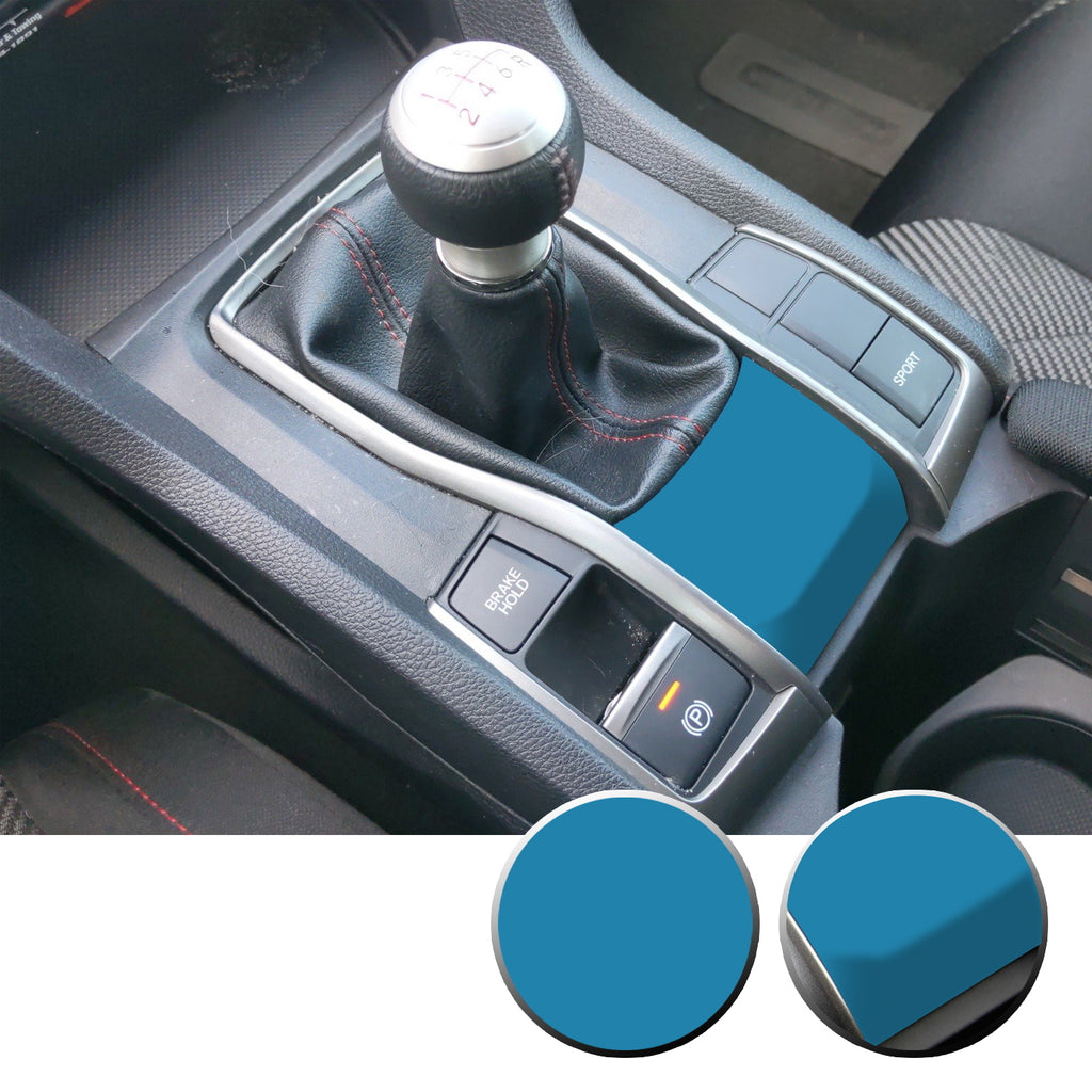 Manual Transmission Lower Panel Vinyl Decal Accent Overlay Compatible with Honda Civic 2016-2020