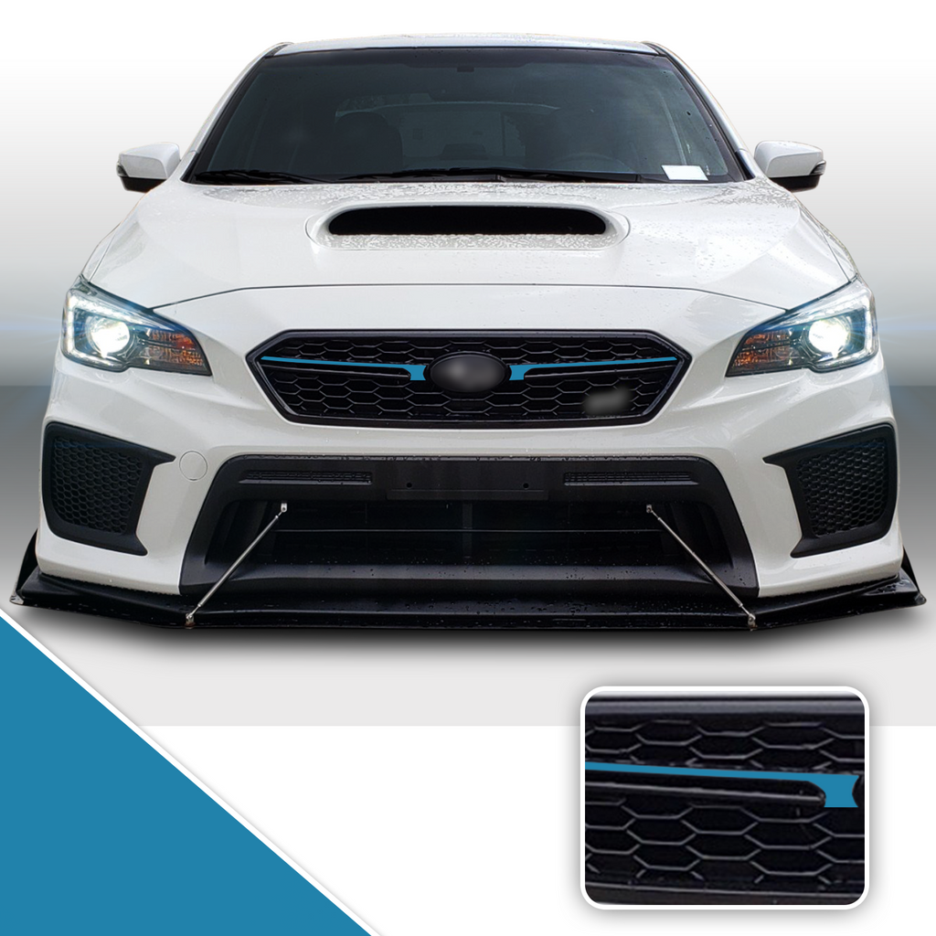 Fab JDM Pinstripe Grille Trim Decal Compatible With and Fits 2018-2020 Subaru WRX STi