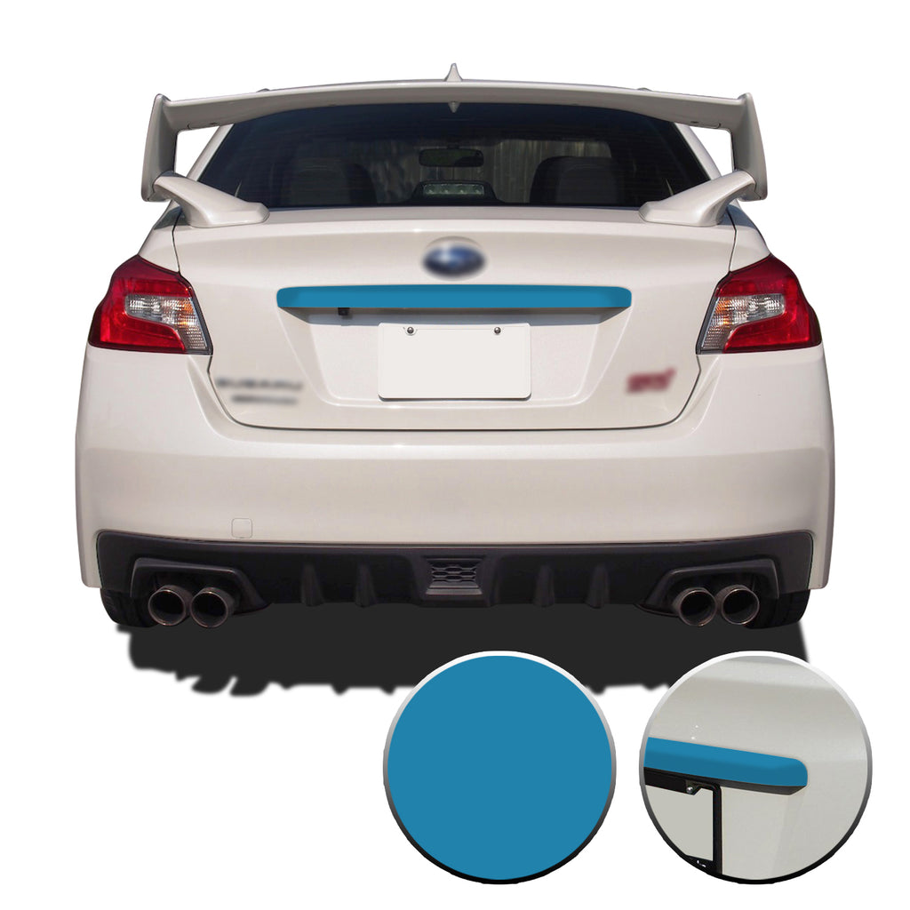 Trunk Trim Overlay Decal Compatible with and Fits Subaru WRX STi Trunk Trim 2015-2020