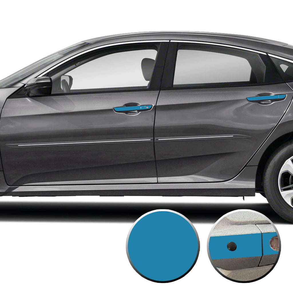 Door Handle Accent Overlay Vinyl Decal Compatible with Honda Civic 2016-2021