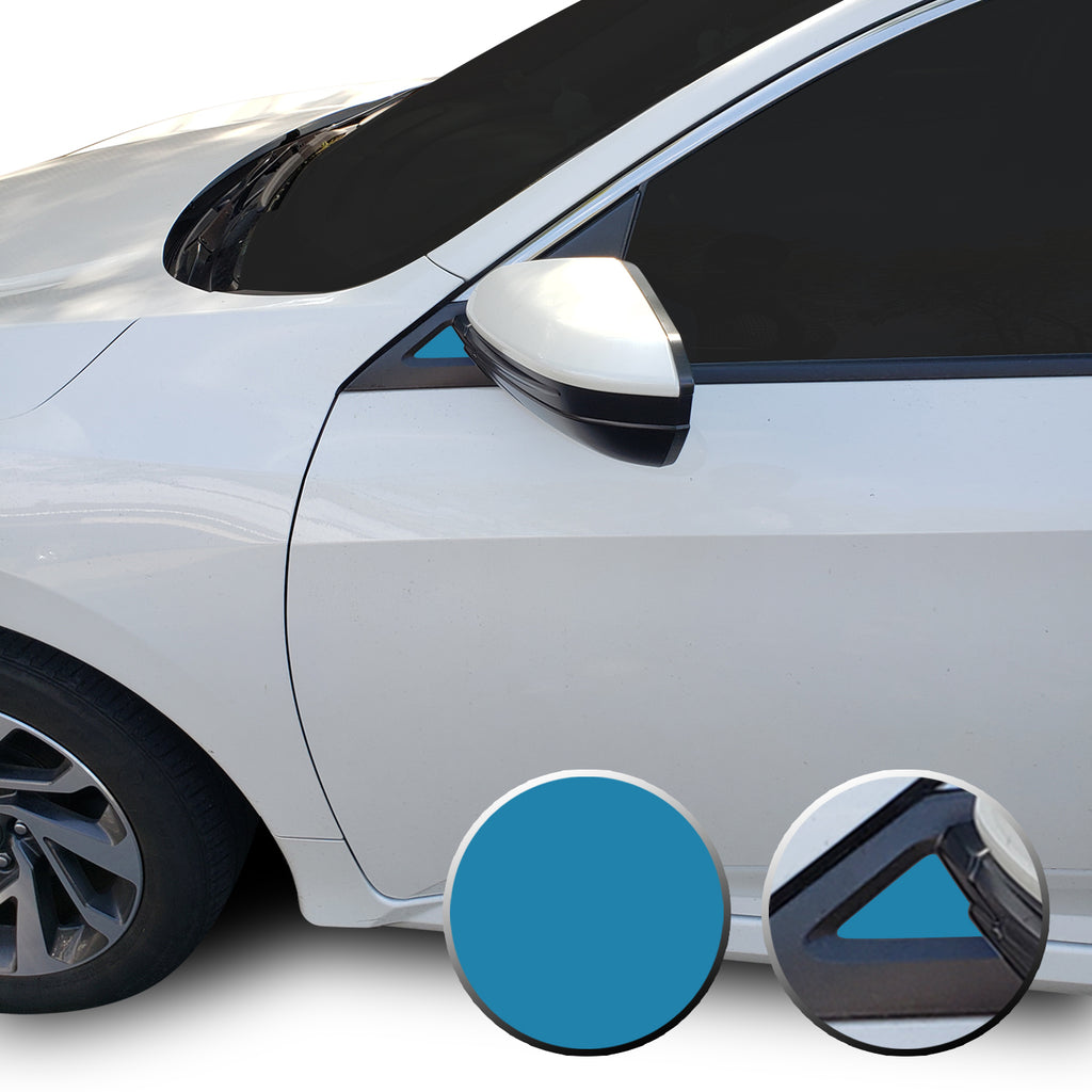 Side Mirror Accent Vinyl Decal Overlay Wrap Compatible with Honda Civic 2016-2020
