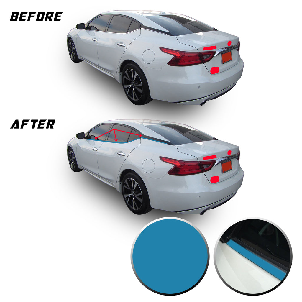 Chrome Delete Vinyl Blackout Kit Overlays for 2016-20 Nissan Maxima Wi –  Haru Creative