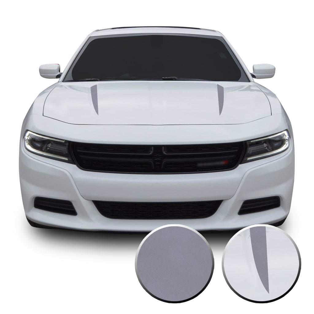 Hood Spears Racing Trim Vinyl Decal Compatible with Dodge Charger 2015 - 2020