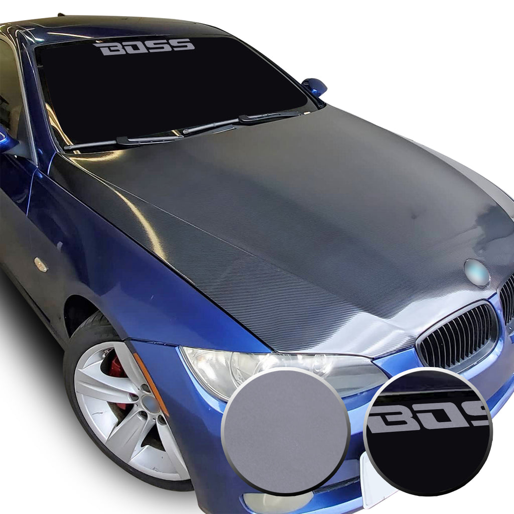 23" x 2.3" Boss Racing Performance Windshield Universal Overlay Pre Cut Graphic Vinyl Decal