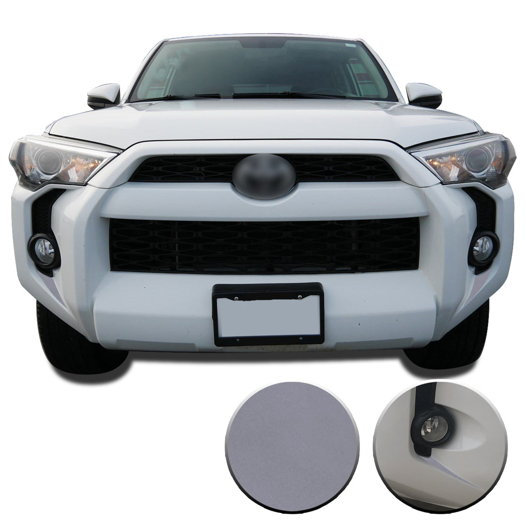 Fog Light Bezel Fangs Vinyl Wrap Overlay Kit Compatible with and Fits 4Runner 2014-2020