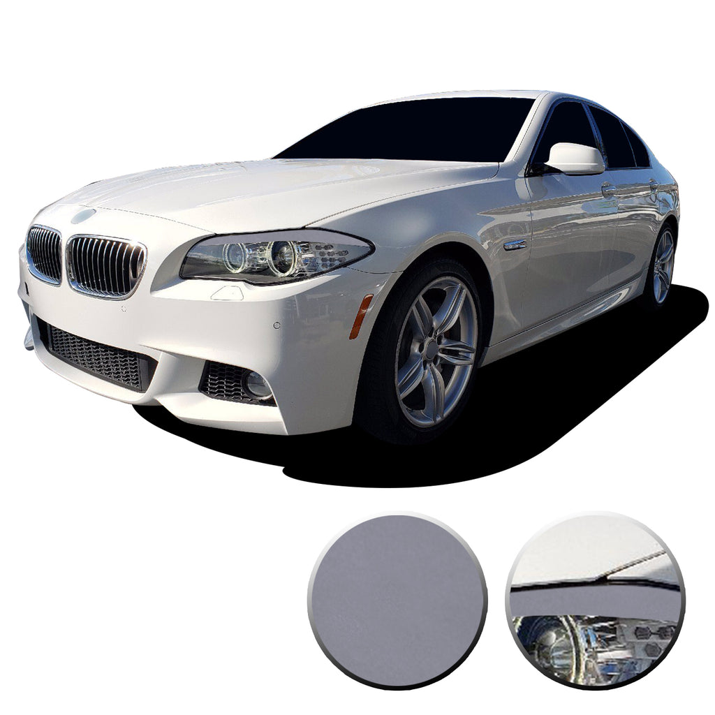 Headlight Eyelid Eyebrow Graphic Vinyl Decal Compatible with BMW 5 Series F10 2011-2013