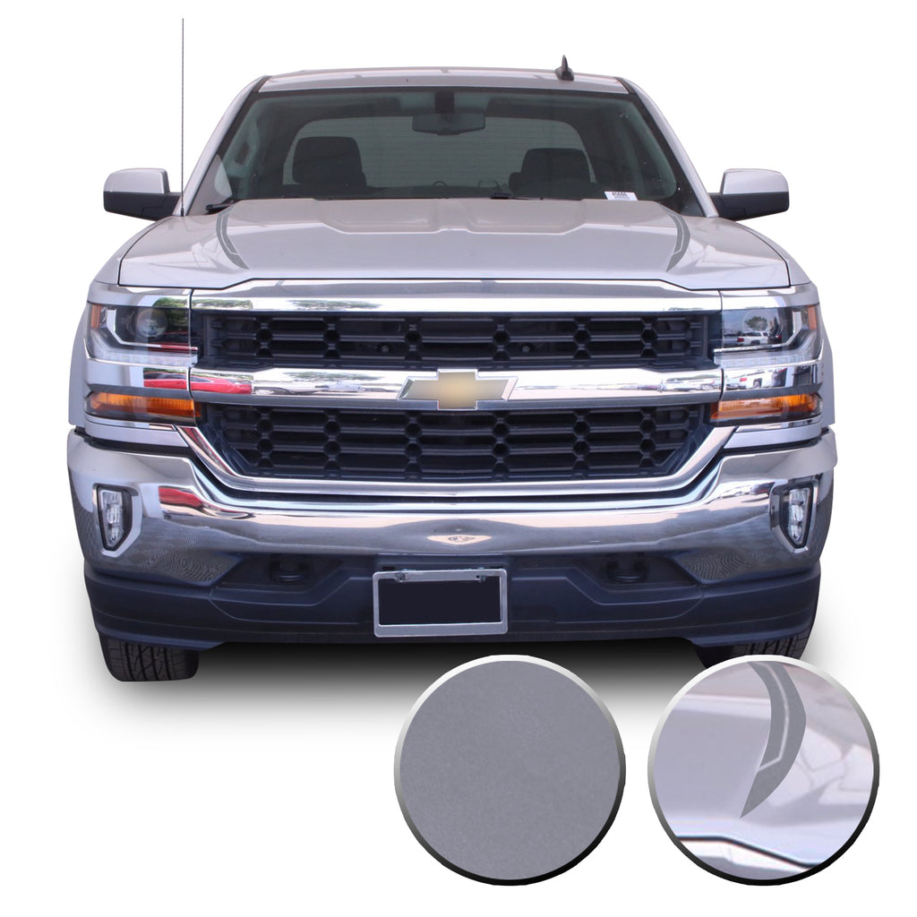 Hood Spears Graphic Overlay Vinyl Decal Wrap Line Cut Compatible with Silverado 1500 2016-2018