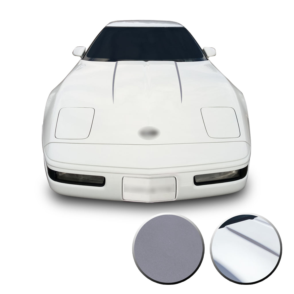 Hood Spears Graphic Overlay Pre Cut Vinyl Decal Compatible with Chevrolet Corvette C4 1984-1996