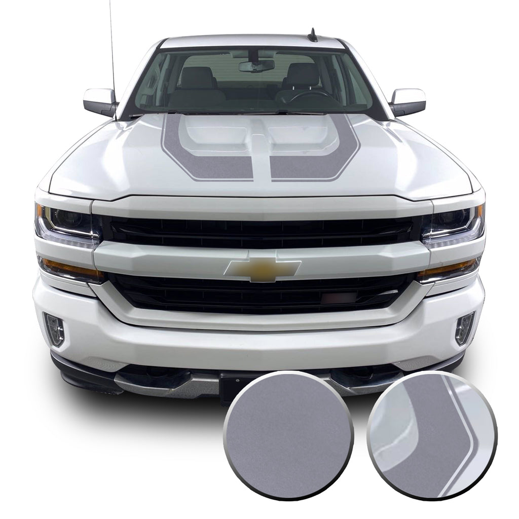 Rally Edition Style Hood Decal for 2016-2018 Z71 Chevrolet Silverado 1500