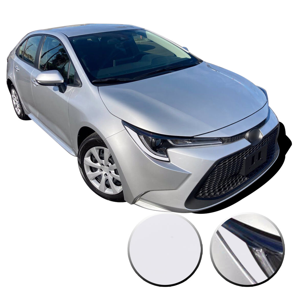 Headlight Amber Delete Accent Overlay Pre Cut Vinyl Decal Compatible with Toyota Corolla 2019 2020 2021