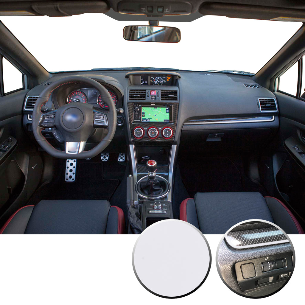 Interior Dash Pinstripe Vinyl Trim Decal Compatible with and Fits WRX STi Subaru 2015-2020