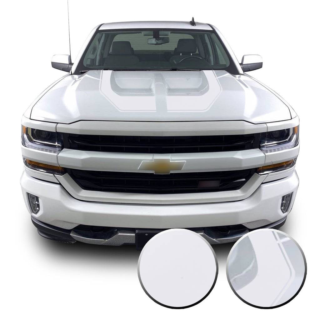 Rally Edition Style Hood Decal for 2016-2018 Z71 Chevrolet Silverado 1500
